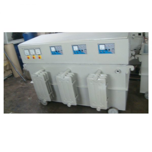 200 KVA Oil Cooled Three Phase Servo Voltage Stabilizer Power Technology